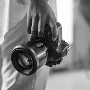 Hand Holding a camera